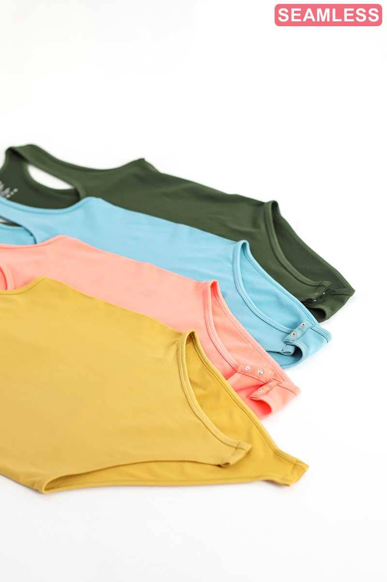 Vanilla Monkey – wholesale Bodysuit - Dam – Sömlös brottarrygg Tank Bodysuit8