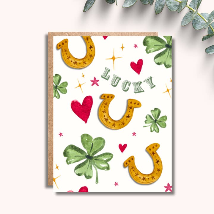 Lucky Card for wholesale by Amy Rae Maker