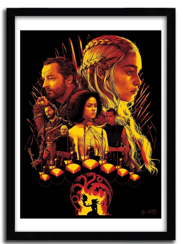 GO HOUSE TARGARYEN poster by JOSHUA BUDICH for wholesale by K.Olin Tribu