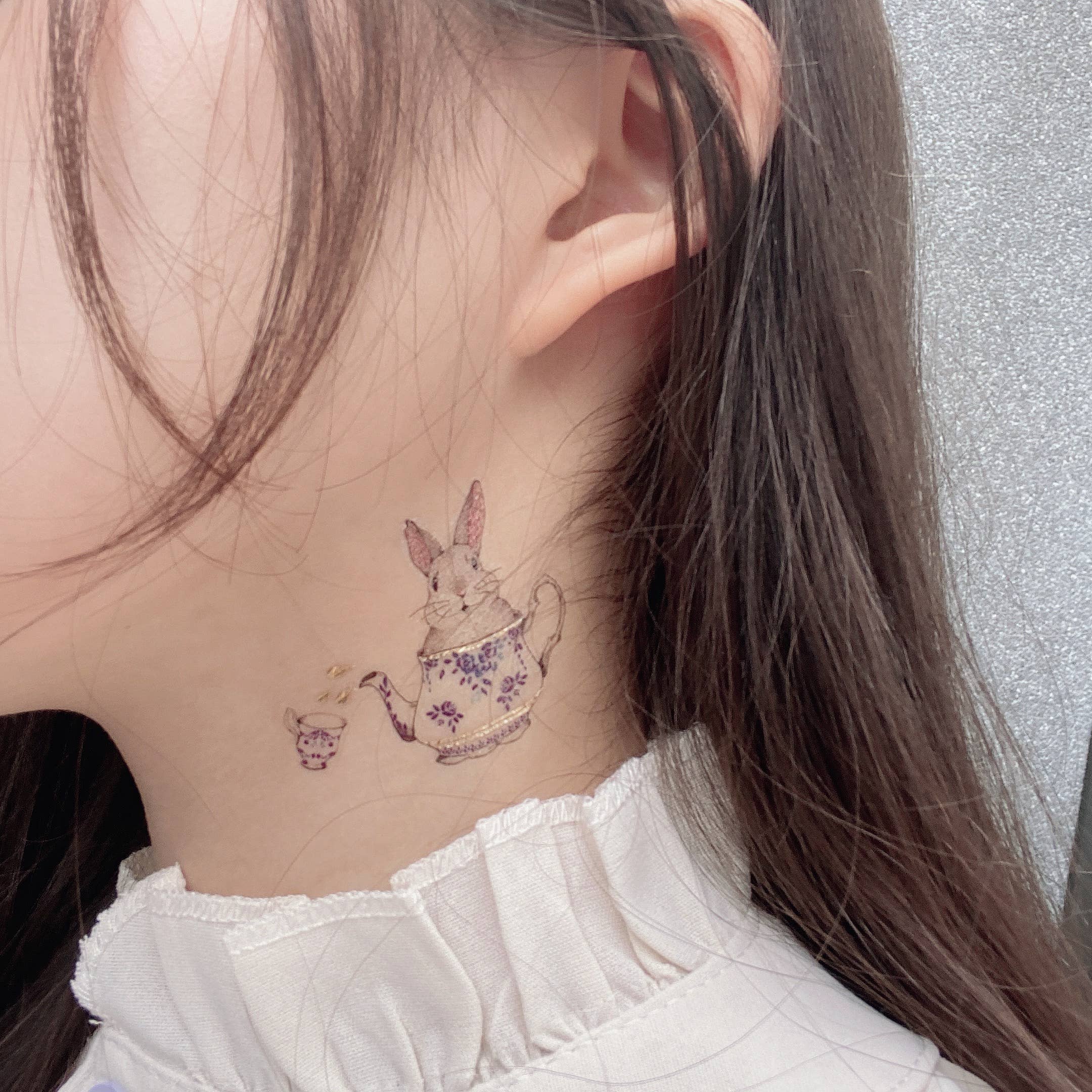 PAPERSELF - Wholesale Temporary Tattoo - The Rabbits' Tea Party Temporary Tattoos Stickers3