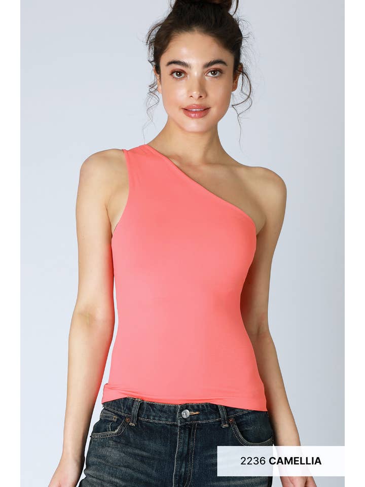 NIKIBIKI - Vente Débardeur – femme - NS8406 - Haut à une épaule Clean Line12