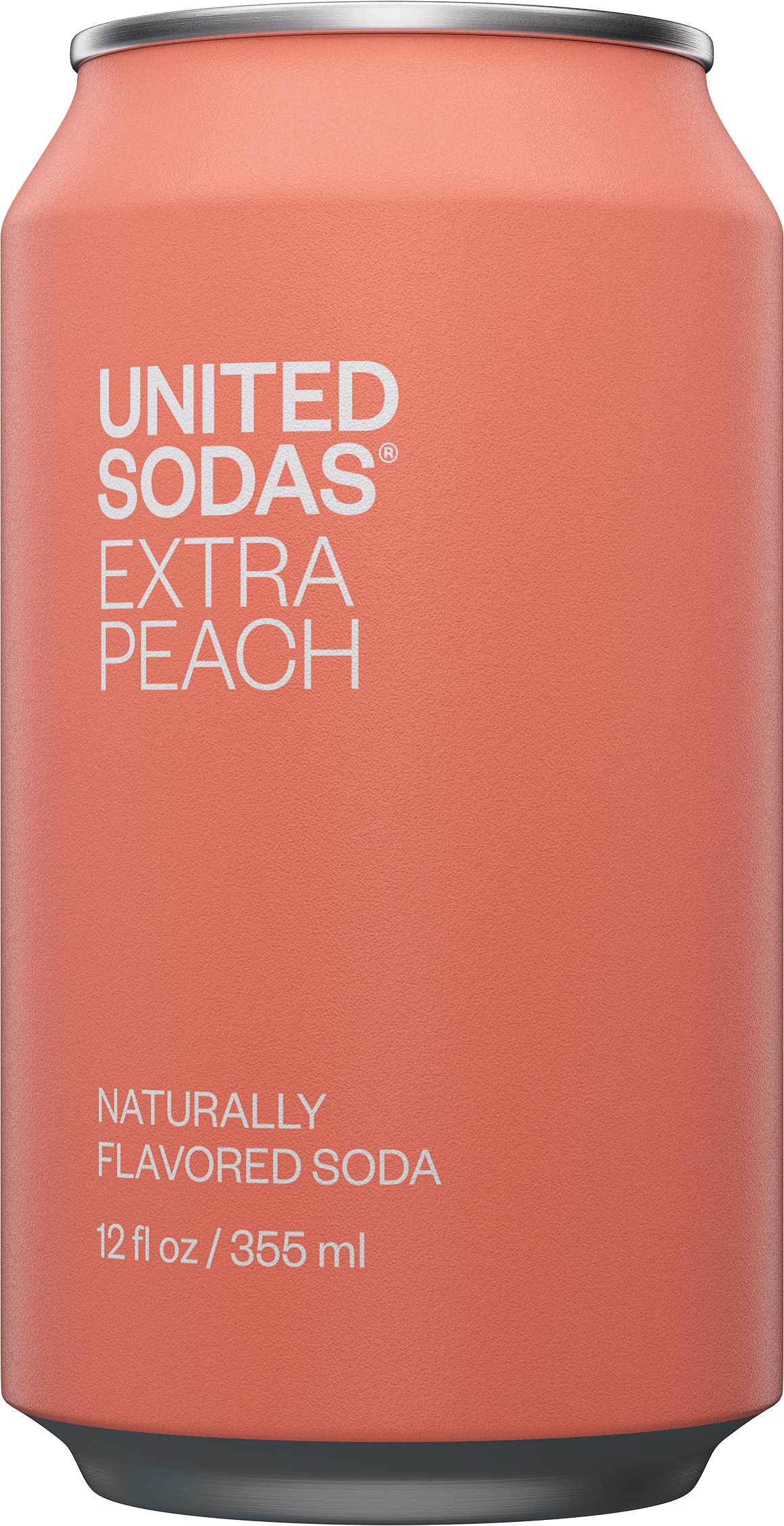 United Sodas - Wholesale Soda/Carbonated Drink - Naturally Flavored Soda - Extra Peach 1