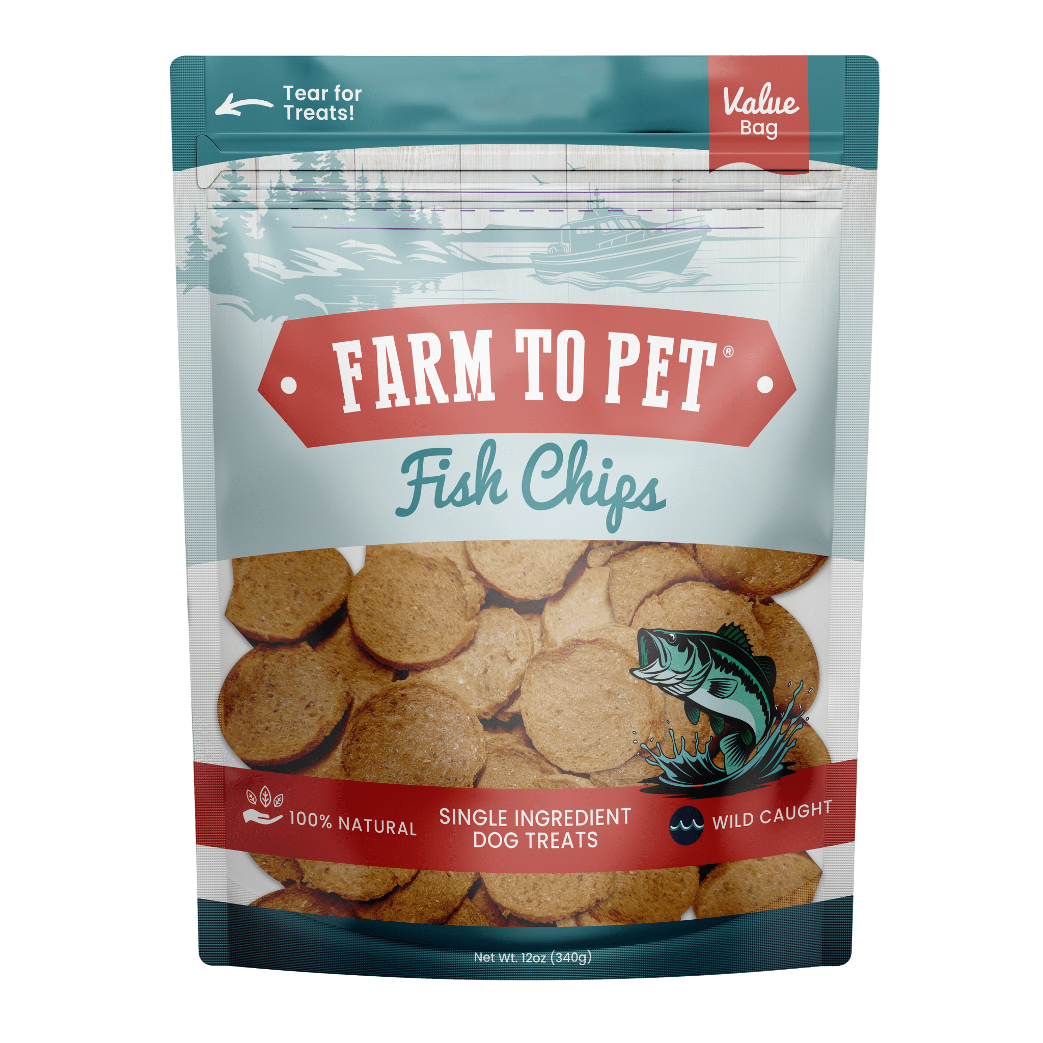 Farm to Pet Healthy Dog Treats - Wholesale Pet Treats - Dog - Fish Chips Dog Treats4