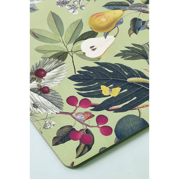 Pure Table Top Ltd – wholesale Placemat – Fruit And Floral Rectangle Placemat2
