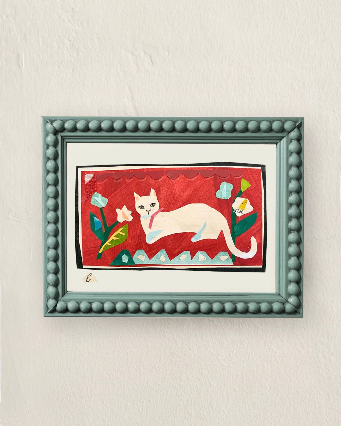 Maris Mirum – Großhandel Kunstdruck – Folk-Kitty gerahmter Kunstdruck1