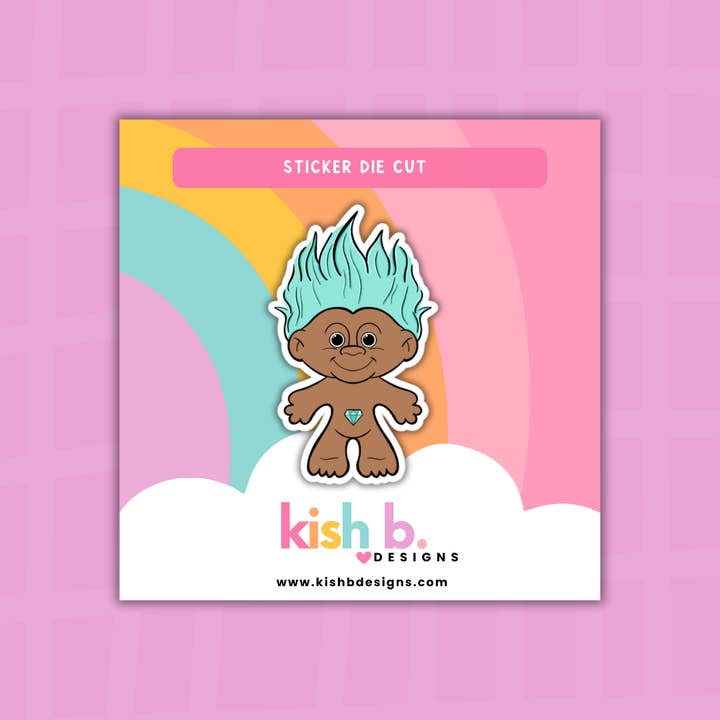 Kish B. Designs - Wholesale Sticker - Bejeweled Trolls | Sticker Die Cuts6