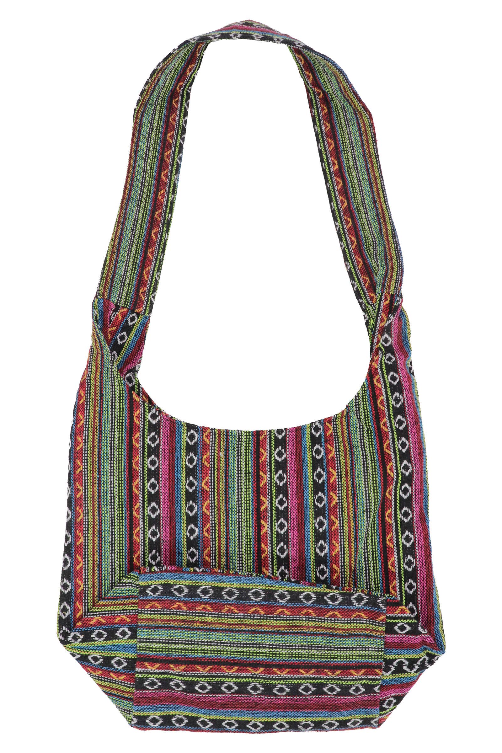 ASSORTED Navajo Baja Tribal Zipper Canvas Hobo Bag for wholesale on Faire6