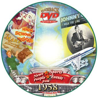 Flickback - Venta al por mayor Tarjetas de cumpleaños - Tarjeta de felicitación con vídeo Flickback de 1958, en DVD, regalo de cumpleaños3