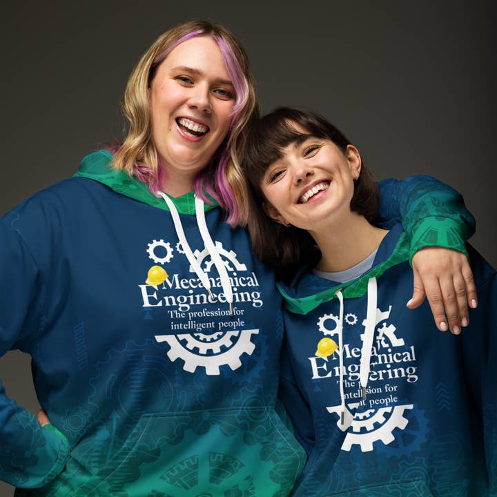 Felpa con cappuccio unisex Mechanical Engineering Gear per la vendita all'ingrosso da parte di Fivmart