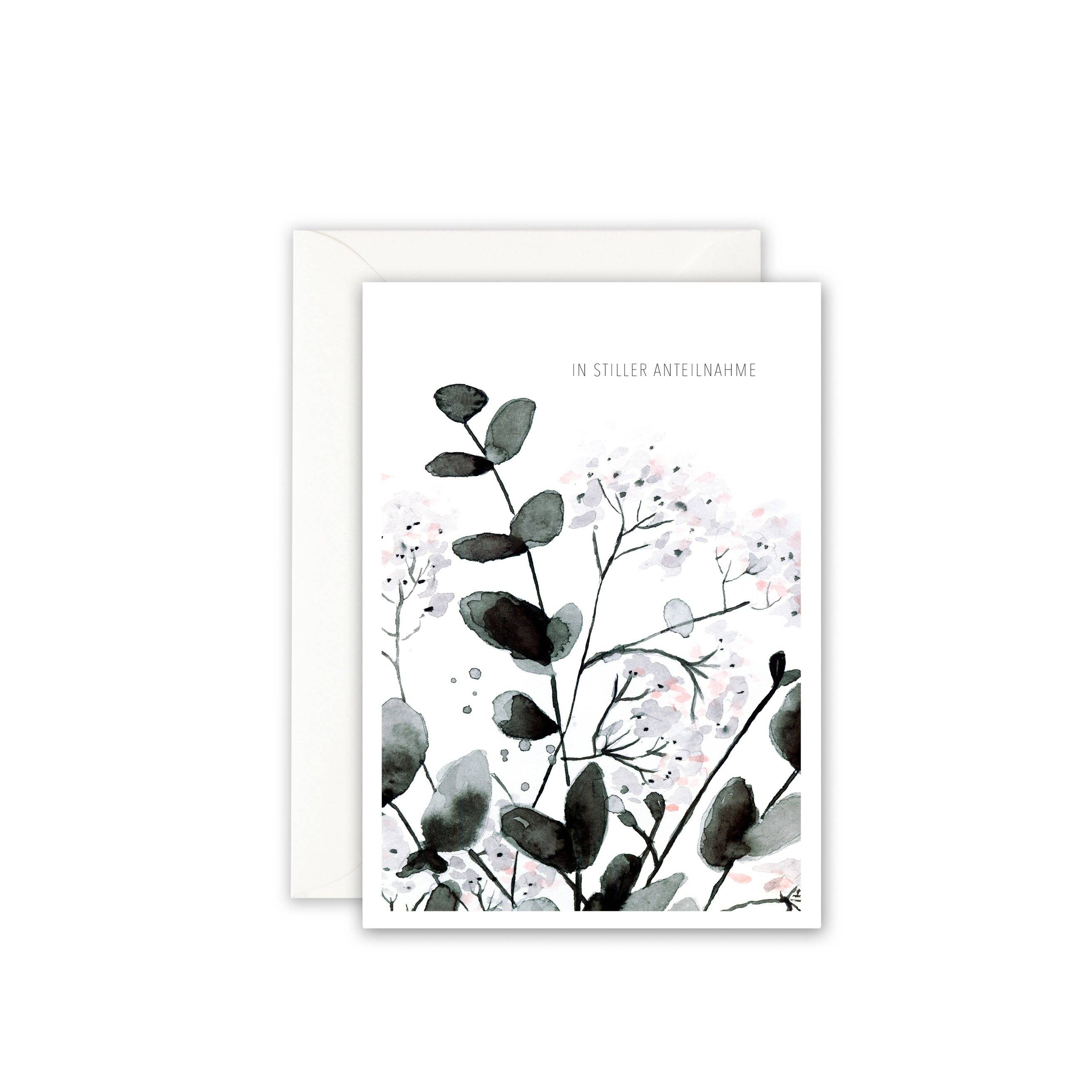 Leo La Douce GmbH – wholesale Sympathy card – Condolence card · Eucalyptus1