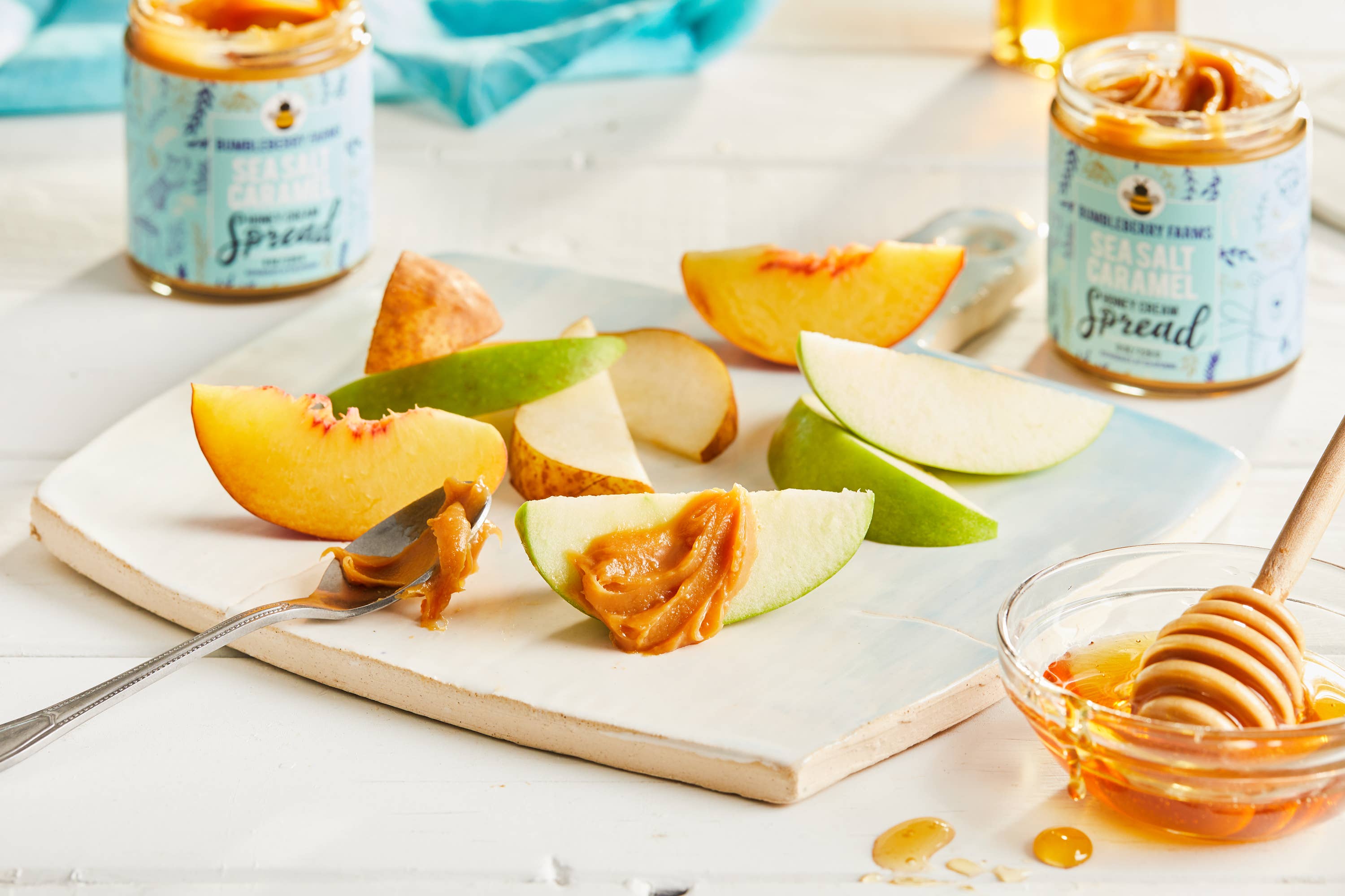 Bumbleberry Farms - Wholesale Honey - Sea Salt Caramel Honey Cream Spread - 8OZ2