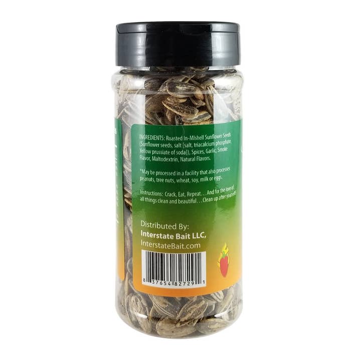 Interstate Bait - Wholesale Seeds/Kernels - Smoked Jalapeno Whole Roasted Sunflower Seeds1