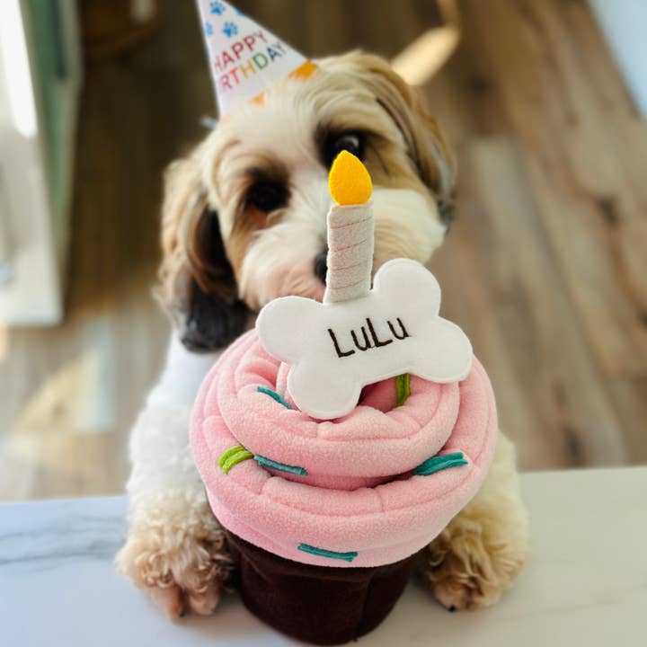 DogNmat – Peluche - Cão por atacado – Tapete de rapé para bolo de aniversário7