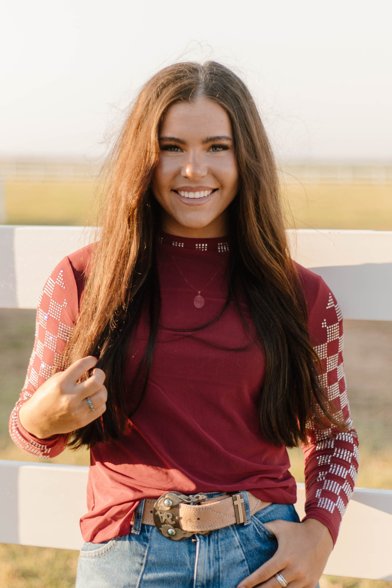 Sterling Kreek - Vente Chemisier – femme - Haut en maille marron enregistré0