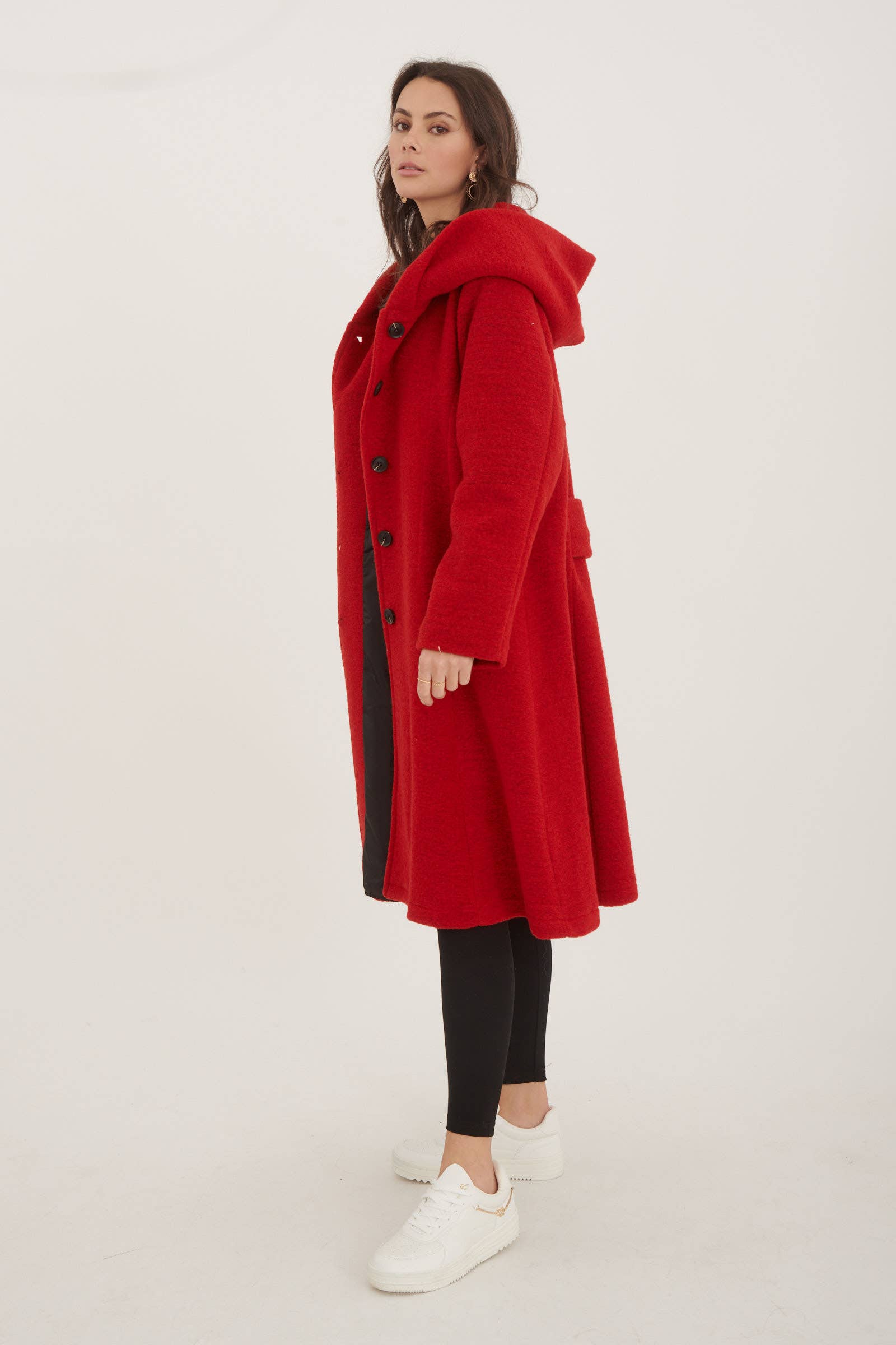 ORNELLA PARIS - Wholesale Coat - Women's - BLL-M4206 wool blend coat5