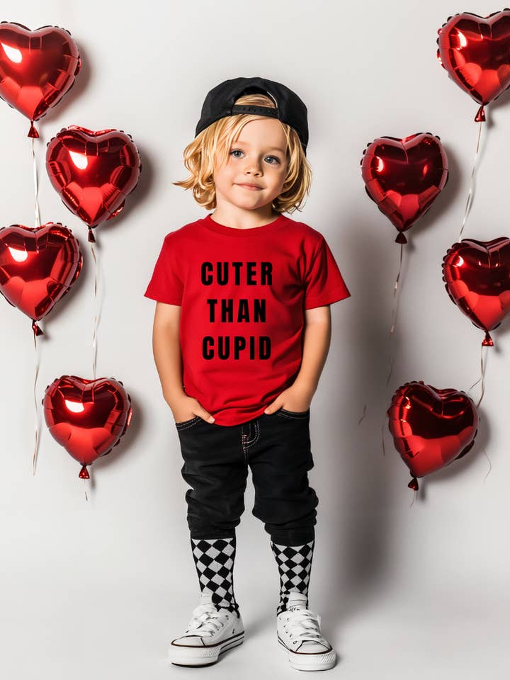 Cuter Than Cupid - 100% Cotton Tee for wholesale by Sue + Jane