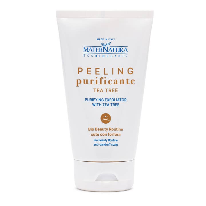 Peeling purifiant au tea tree pour cuir chevelu avec pellicules pour la vente par MaterNatura
