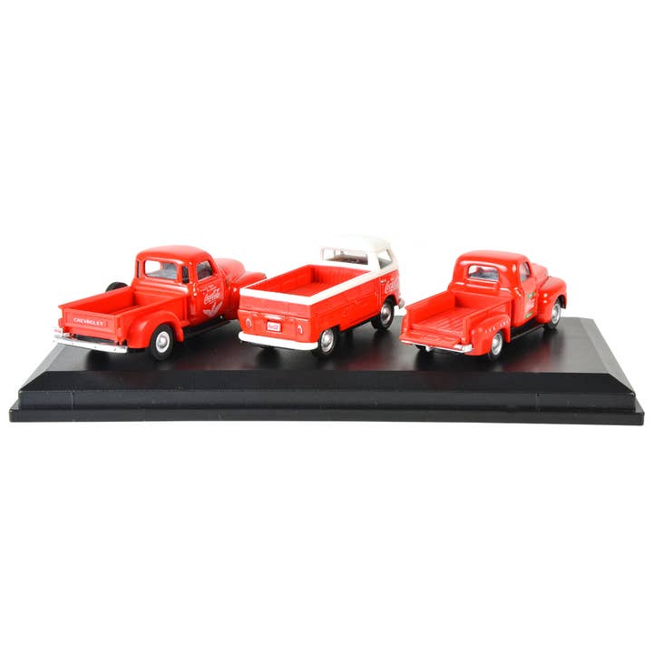 Motor City Classics, Inc. - Wholesale Decorative Tabletop Object - 1:72 Scale Coca-Cola Pickup Gift Set Diecast Model7