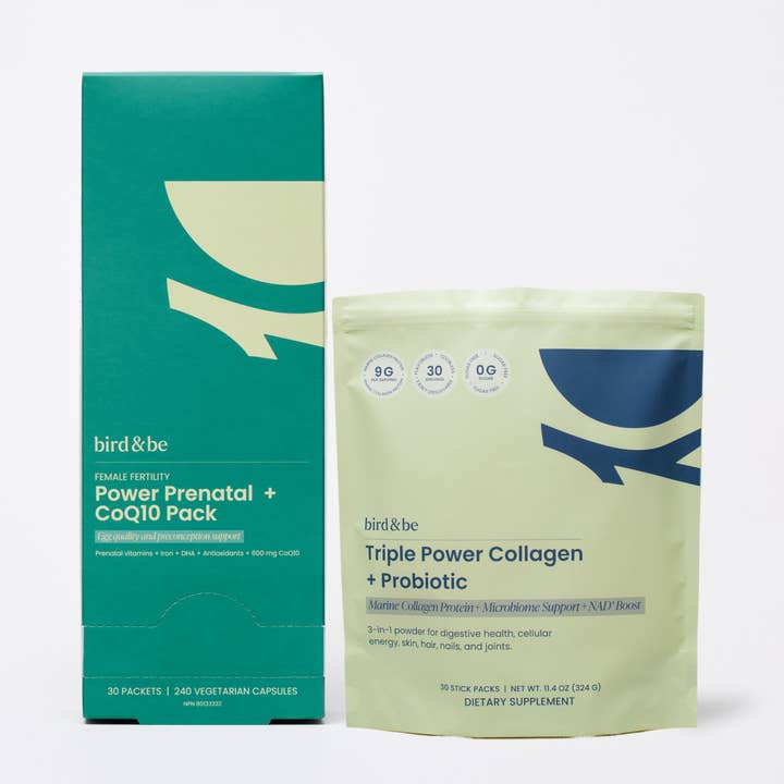 Egg Support + Energy Bundle for wholesale by Bird & Be Fertility Supplements