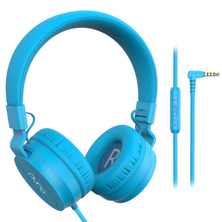 Puro Sound Labs - Wholesale Headphones - PuroBasic Wired Volume Limited Headphones with In-line Mic