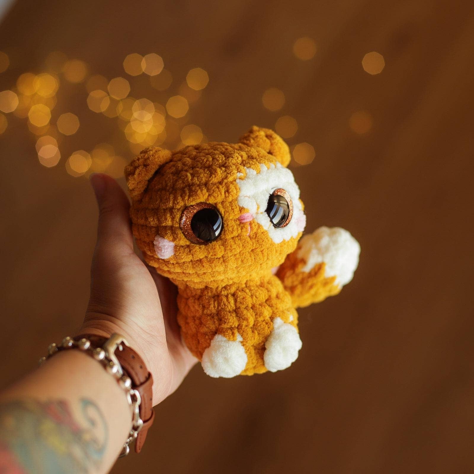 TOMOPOD LLC - Wholesale Stuffed/Plush Toy - Kids & Baby - Mini Kitten Crochet, Amigurumi Plushie, Cute Black Cat4