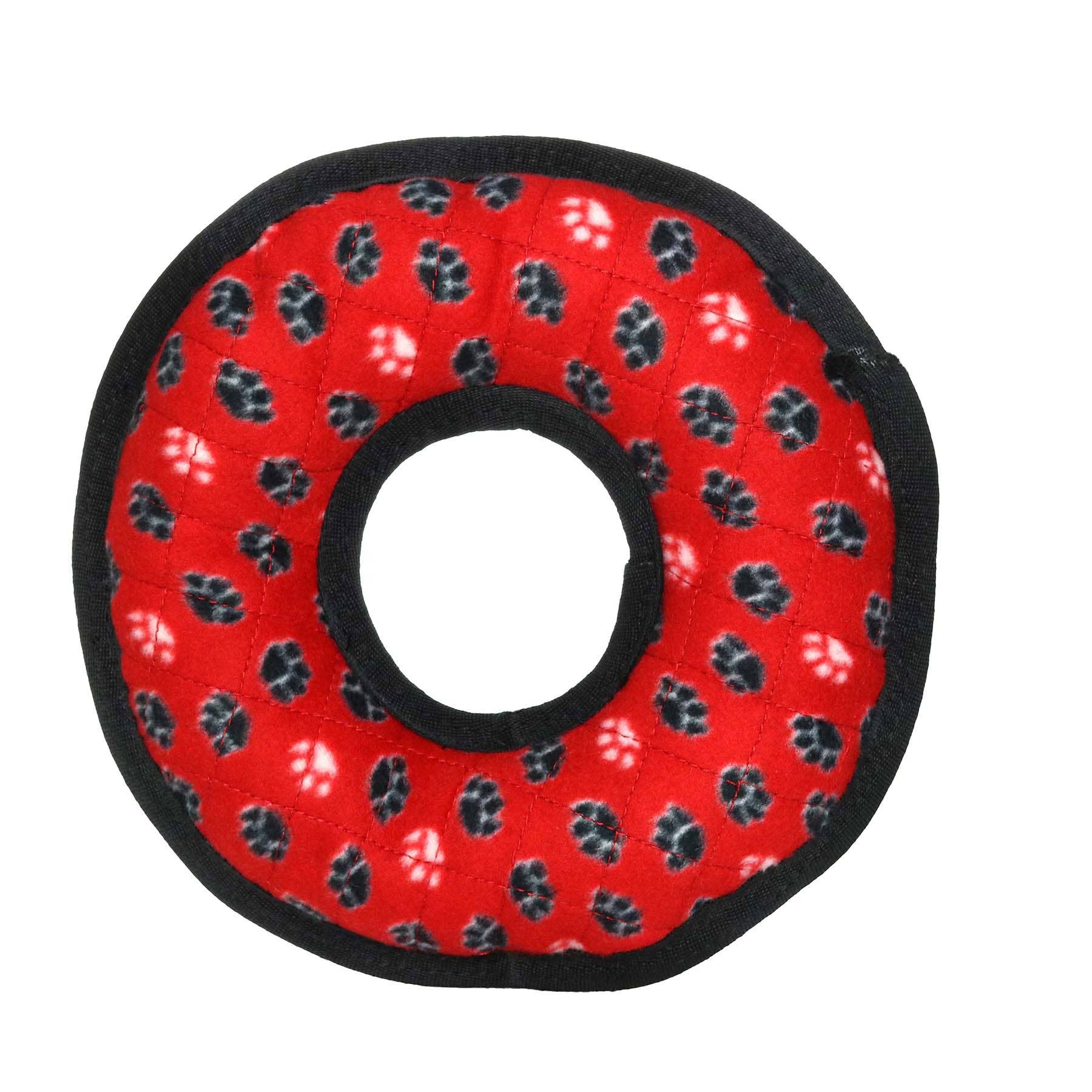 Tuffy Dog Toys - VIP Products - Wholesale Pet Squeaky Toy - Dog - Tuffy Ultimate Ring - Red Paw, Durable, Squeaky Dog Toy3