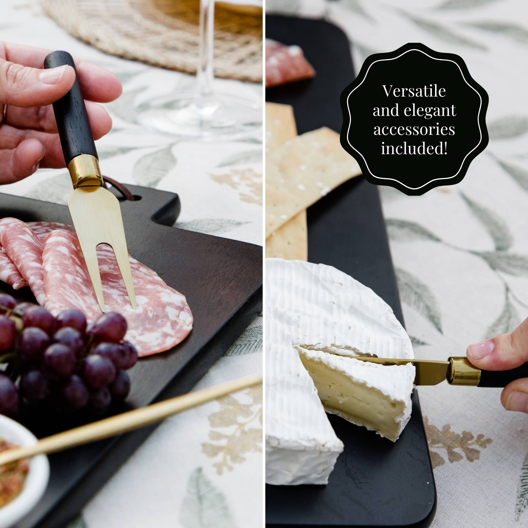 HOST at HOME by The Bamboo Abode - Wholesale Cheese Board - Charcuterie Board Gift Set | Holiday Gift & Hostess Gift2