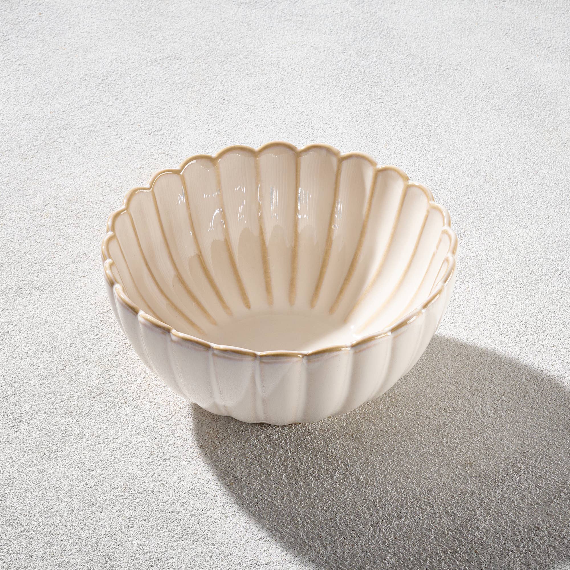 Kadra Kitchenware - Wholesale Bowl - Vikko - Atlantic, Cereal Bowl, Cream, 24 oz0