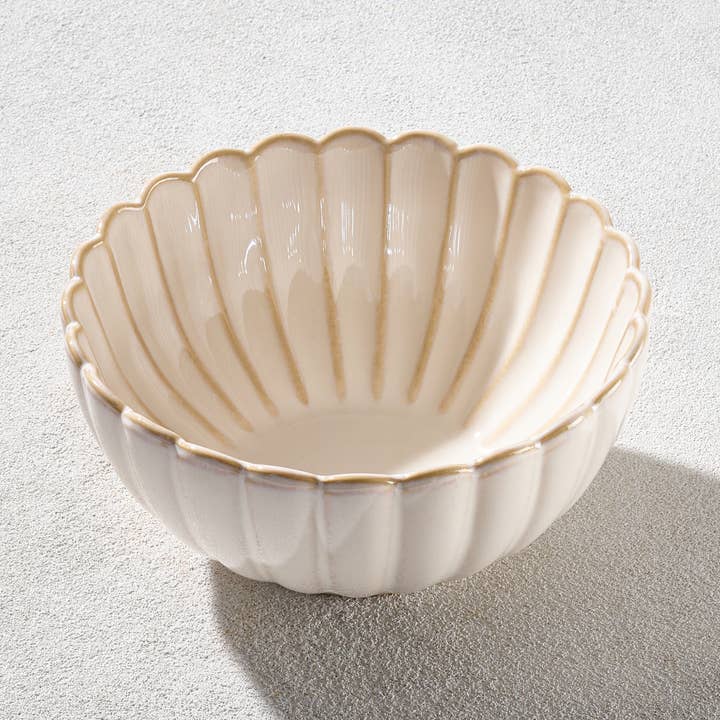 Kadra Kitchenware - Wholesale Bowl - Vikko - Atlantic, Cereal Bowl, Cream, 24 oz0