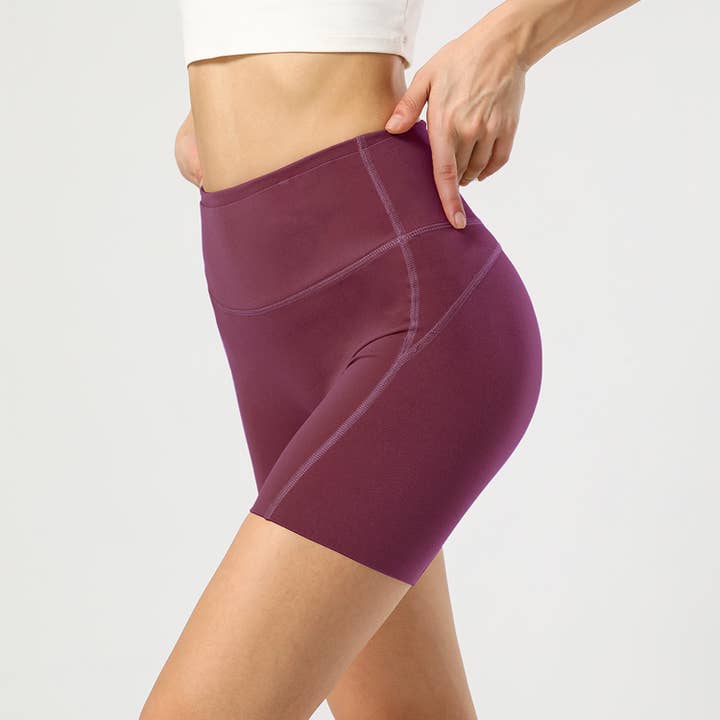 Sodalemon – Calções atléticos – Mulher por atacado – Roupa interior incorporada para levantamento de quadril com bolsos escondidos7