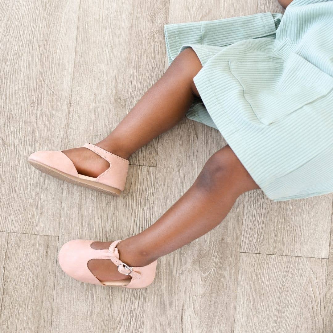 Piper Finn - Wholesale Dress Shoes - Kids - Mary Jane Blush Dress Shoes for Kids - Hard Sole1