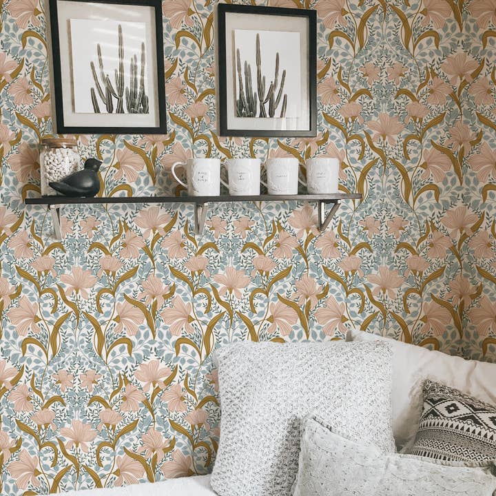 Everett Park - Wholesale Wallpaper - Isabella Wallpaper (Skylight)