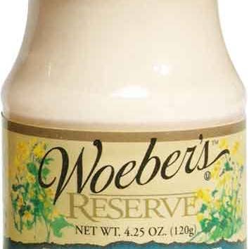 Hudson Meat Company - Wholesale Mustard - MUSTARD RESERVE SMK HORSERADSH - WOEBER