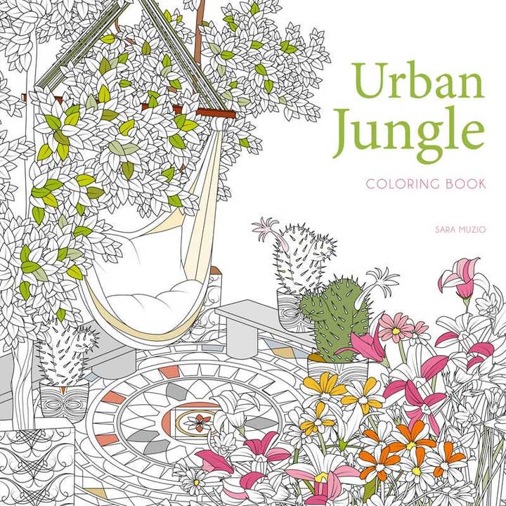 Urban Jungle Coloring Book for wholesale by Simon & Schuster