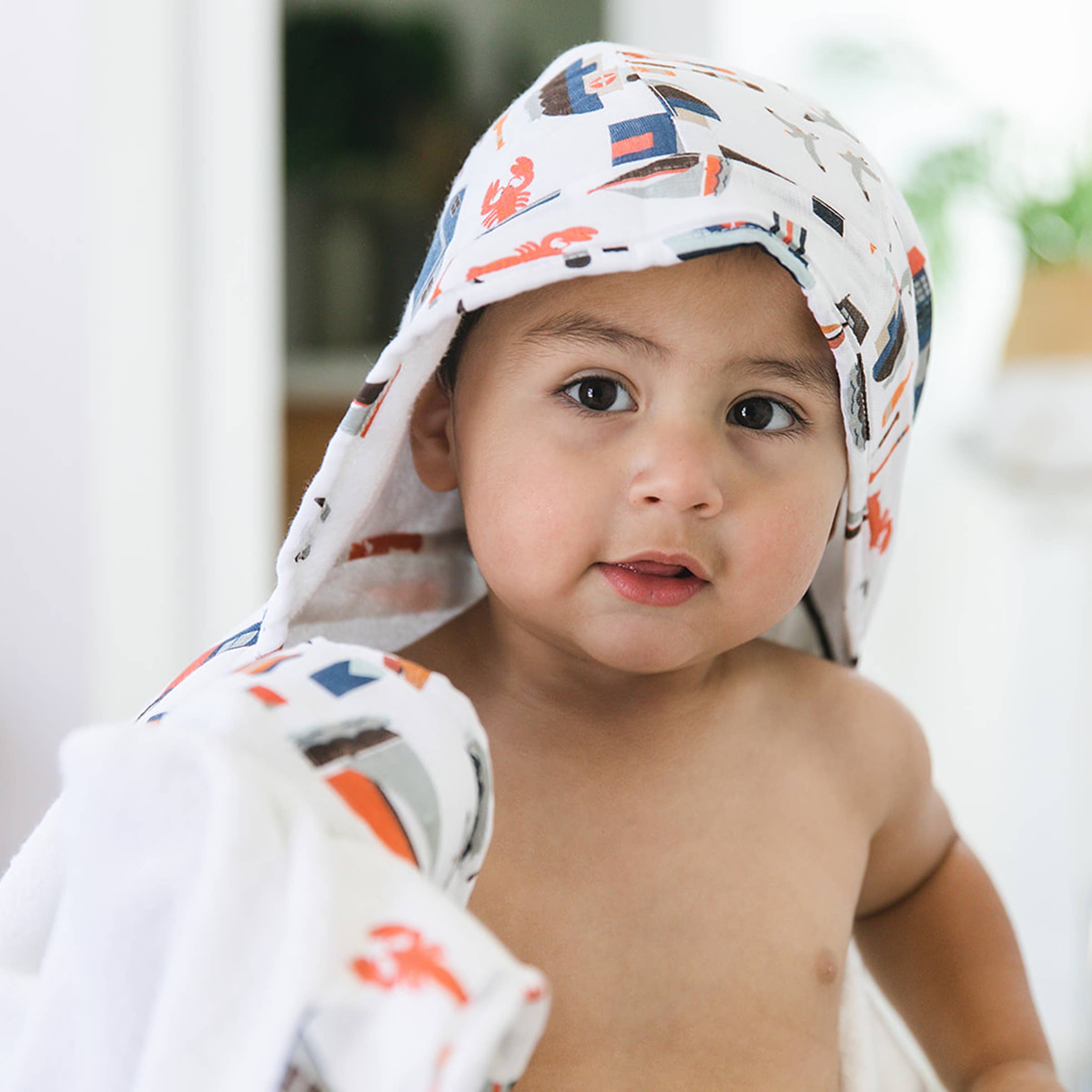 Bebe au Lait - Wholesale Hooded Towel - Kids & Baby - Nautical Toddler Hooded Towel2