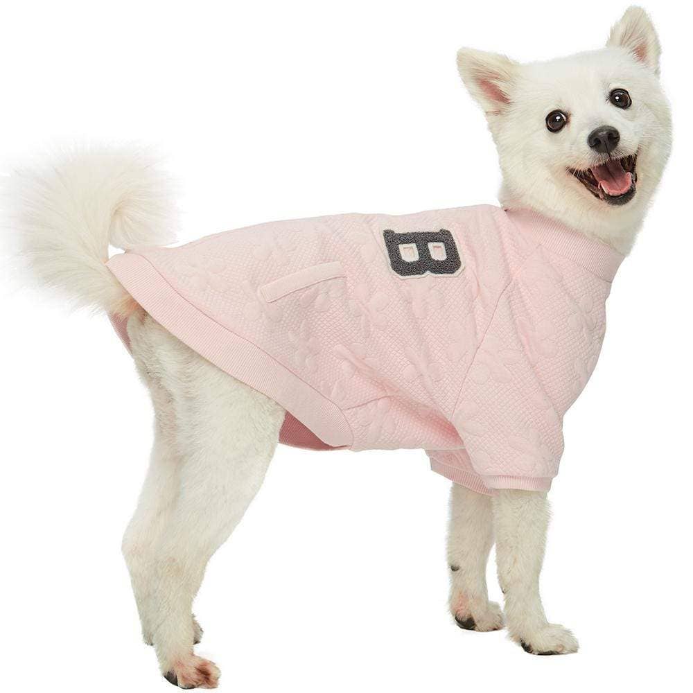 Blueberry Pet - Wholesale Pet Shirt - Dog - Baseball Fans Jacquard Terry Knit Dog Sweatshirt1