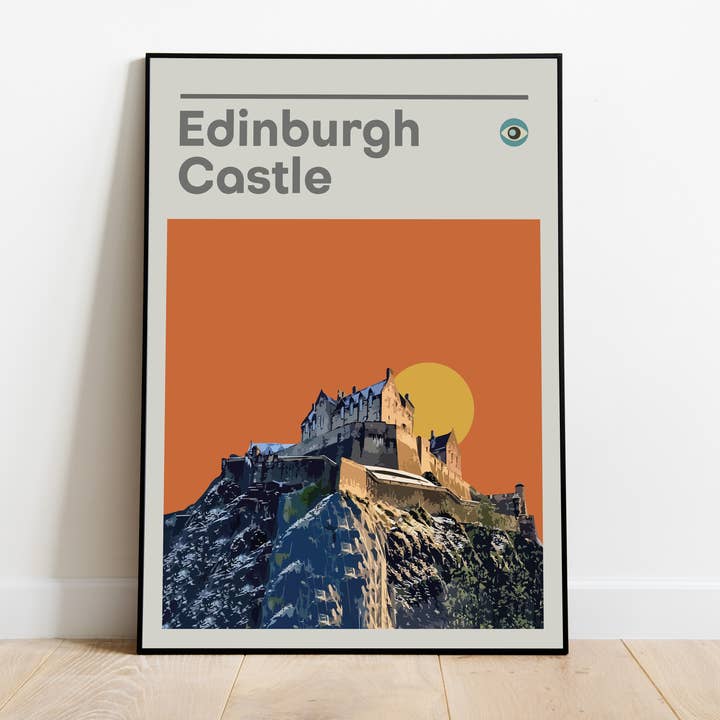 Jaffa Orange - Vendita all'ingrosso Stampa artistica - Poster da parete con stampa del castello di Edimburgo, Scozia