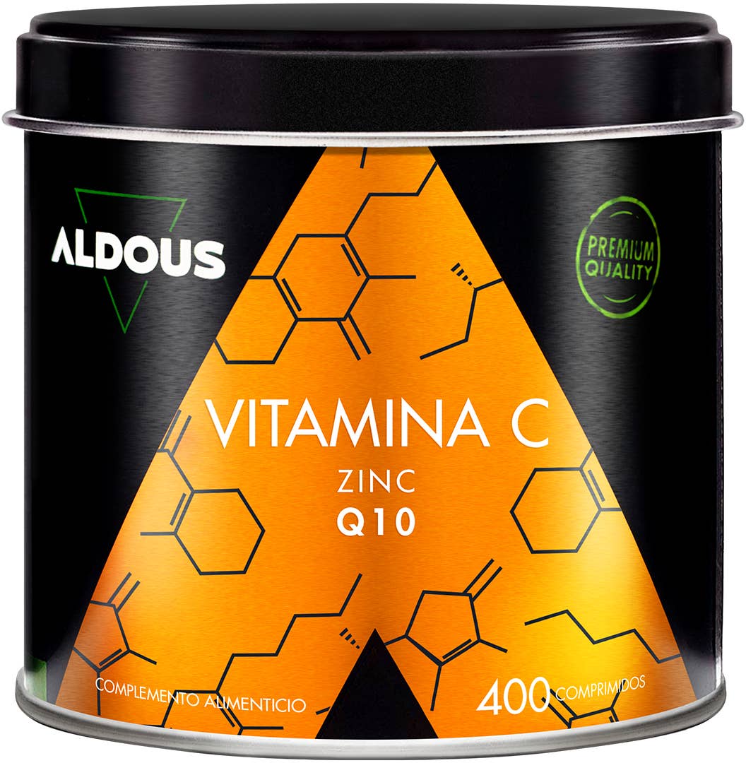 Aldous Bio - Venta al por mayor Suplementos/vitaminas para beber - Vitamina C con Zinc y Q10 Aldous | 400 comprimidos0