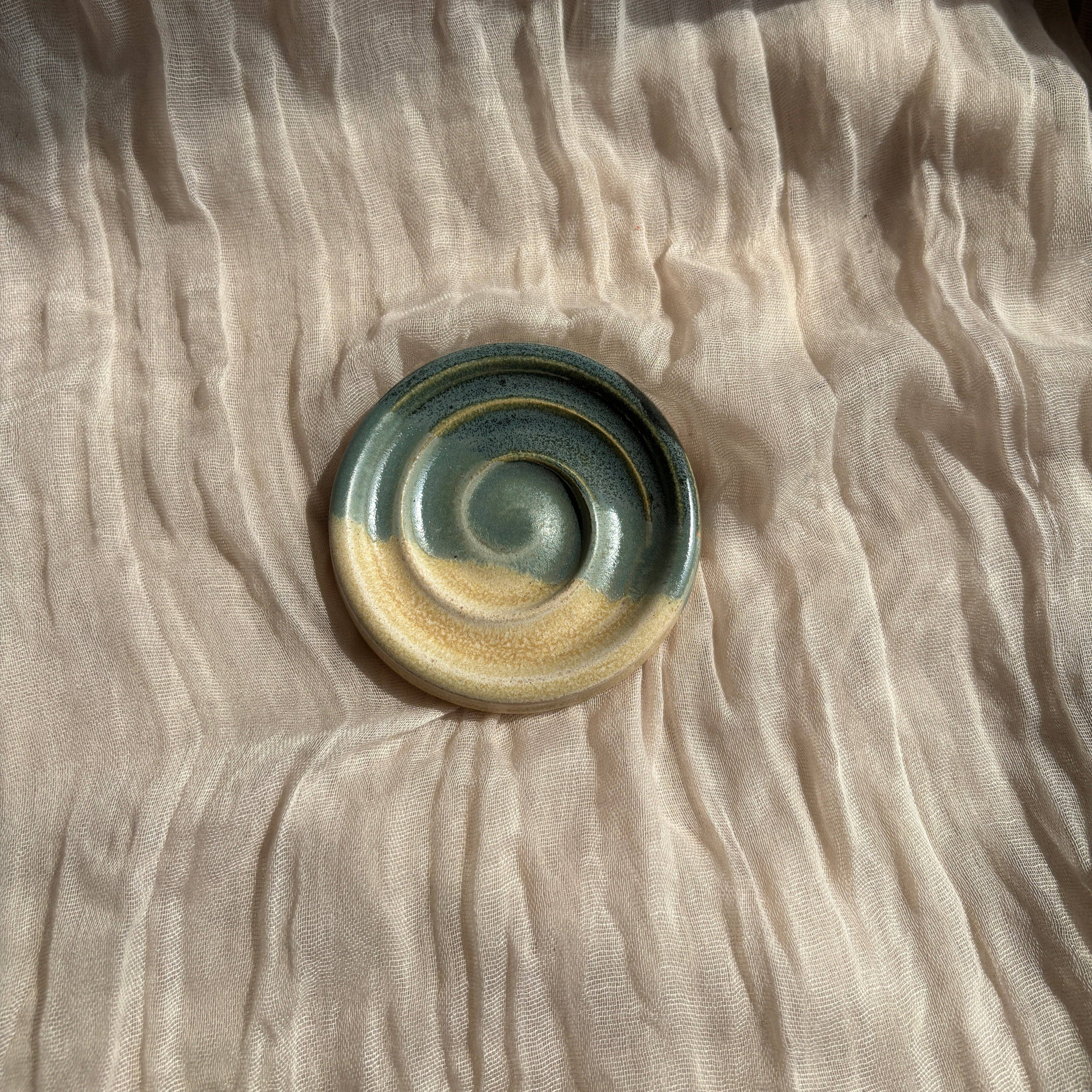 Charlotte Manser Ceramics - Wholesale Bath soap dish - Mountains Mini Soap Dish