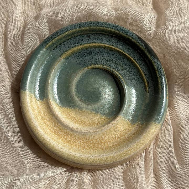 Charlotte Manser Ceramics - Wholesale Bath soap dish - Mountains Mini Soap Dish0