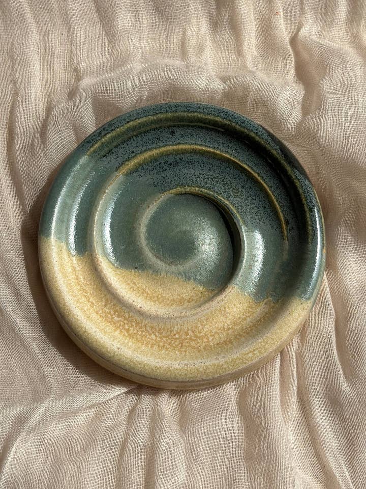 Mountains Mini Soap Dish for wholesale by Charlotte Manser Ceramics