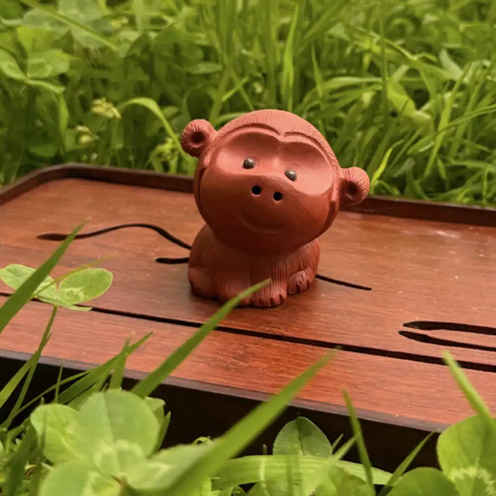Tea soul - Wholesale Decorative Figurine - Monkey Tea Figurine in Yixing Clay