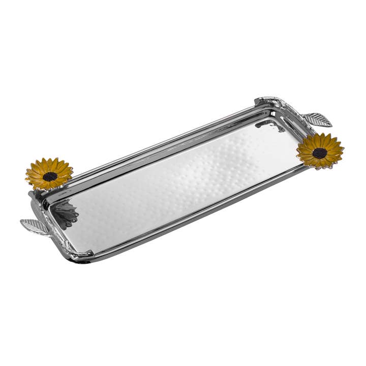 Mikasa Sunflower Long Serving Tray for wholesale by Lifetime Brands Silverwarehouse