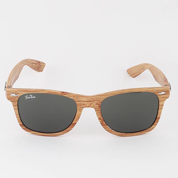 MIX Wood Textured Wayfarer Sunglasses for wholesale on Faire
