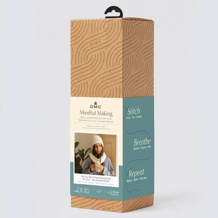Cosy Hat & Snood - DMC Mindful Making – Knitting Kit for wholesale by The DMC Group