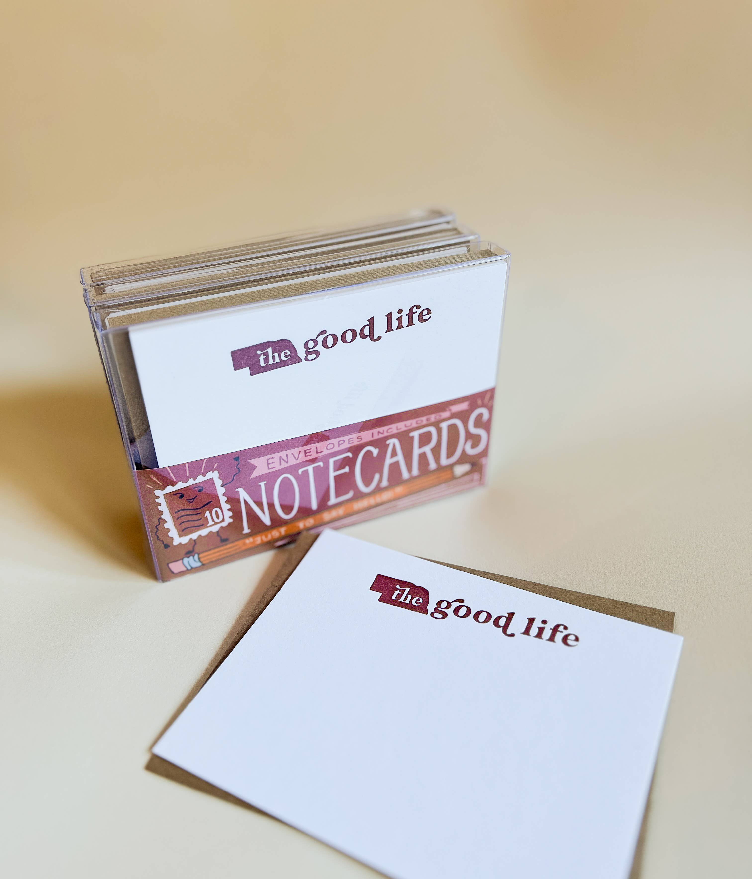 Truth Papers - Vente Assortiments de papeterie/cartes - Set de cartes-notes « The Good Life »3