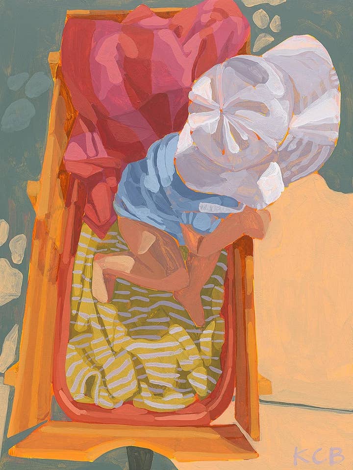 Summer Wheels Print for wholesale by Katherine Corden Art