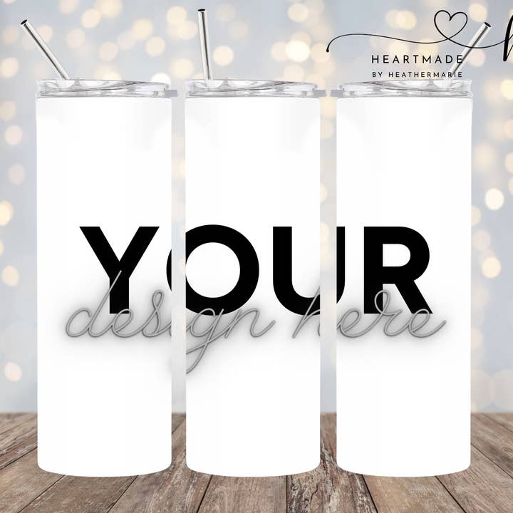 Custom Tumbler for wholesale by Heartmade By Heather Marie, LLC