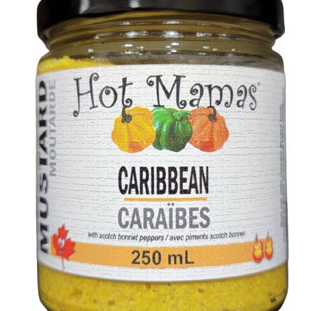 Hot Mamas Foods Inc – wholesale Mustard – Caribbean Mustard Spicy