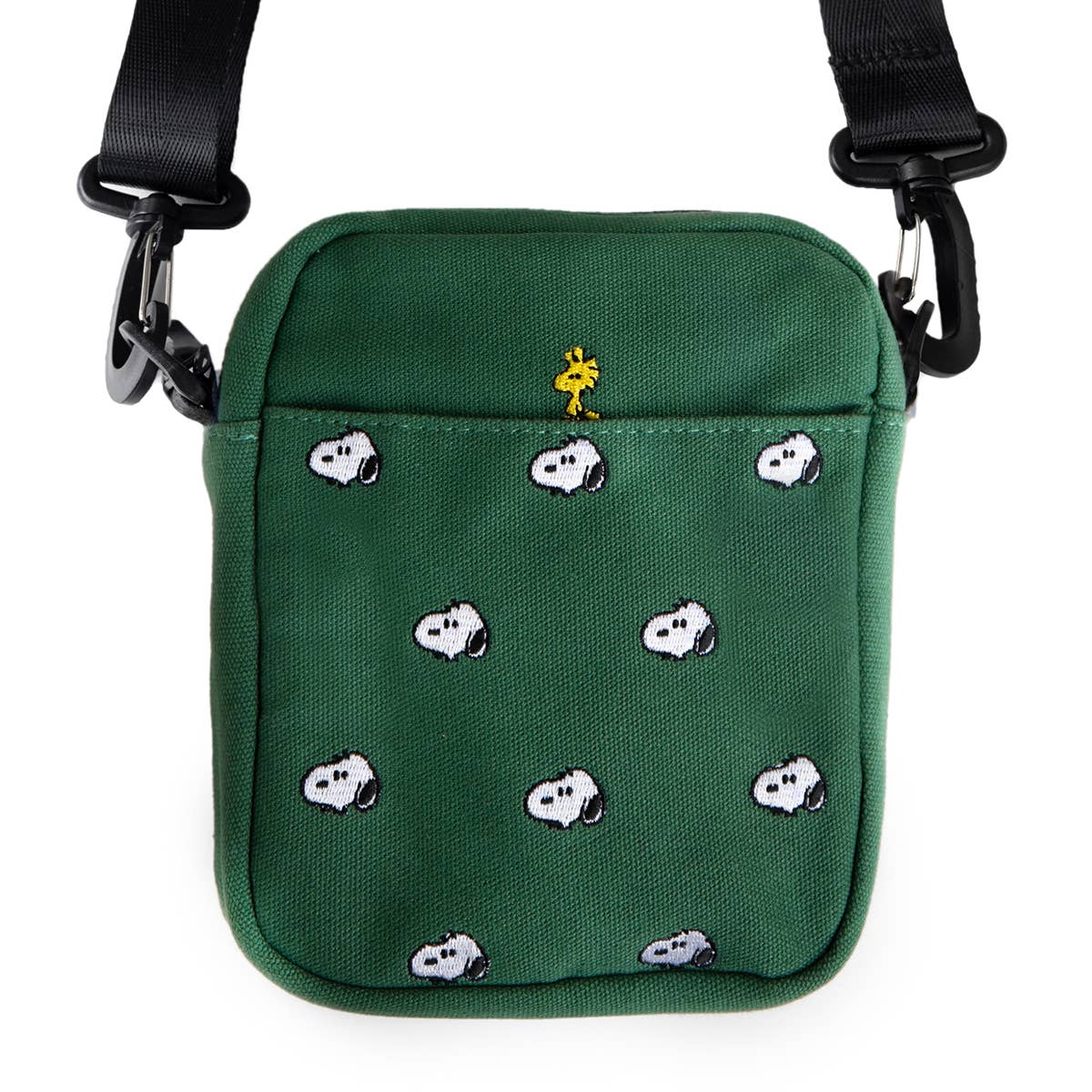 Three Potato Four - Wholesale Crossbody Bag - Unisex - 3P4 x Peanuts® - Snoopy Embroidered Crossbody Bag (Forest)1